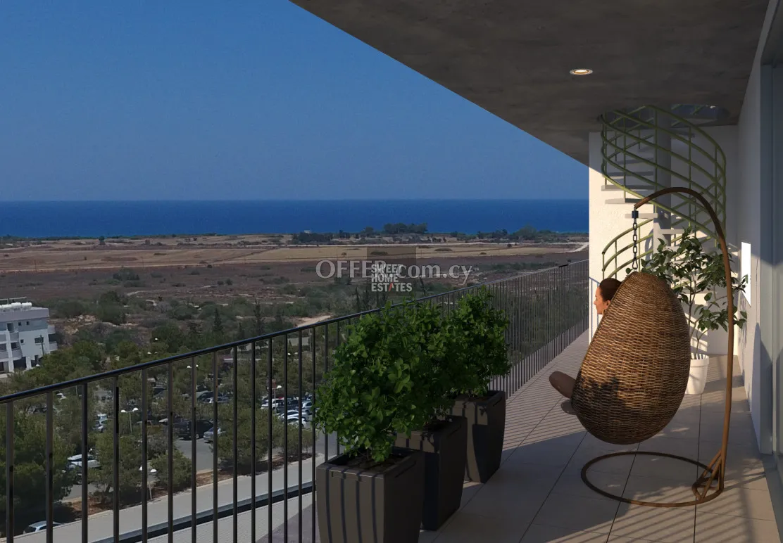 Modern Two Bedroom Apartment with Roof Garden in Deryneia - 11
