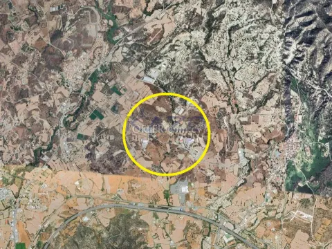 Large Industrial Field Plot for Sale in Monagroulli (Right of Way) - Main Photo
