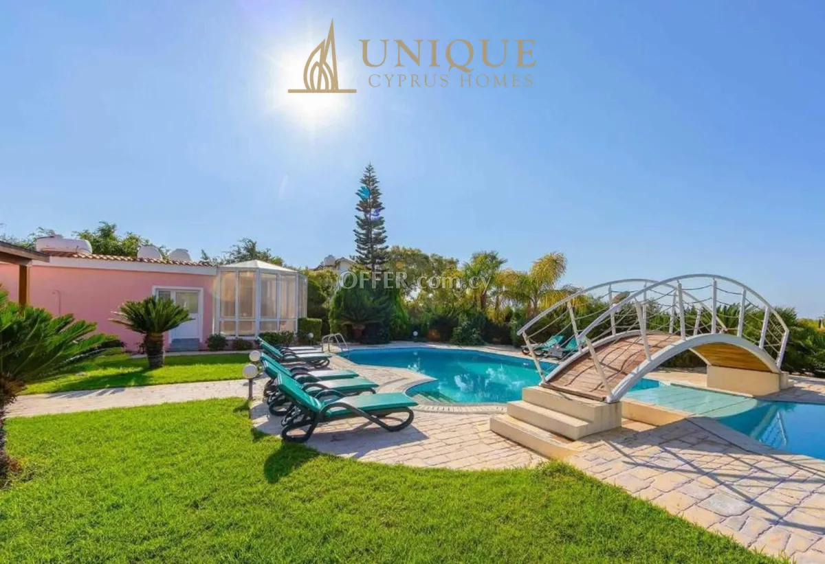 4 Bedroom Villa for Sale in Coral Bay, Paphos | Sea View Property Near Sandy Beach - 1