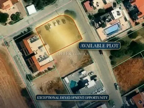 Building Plot 622 sm in Pervolia, Larnaca
