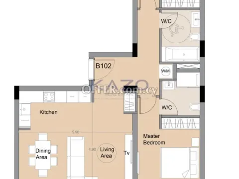 Exquisite Apartment with Pool and Gym in Agios Athanasios - 11