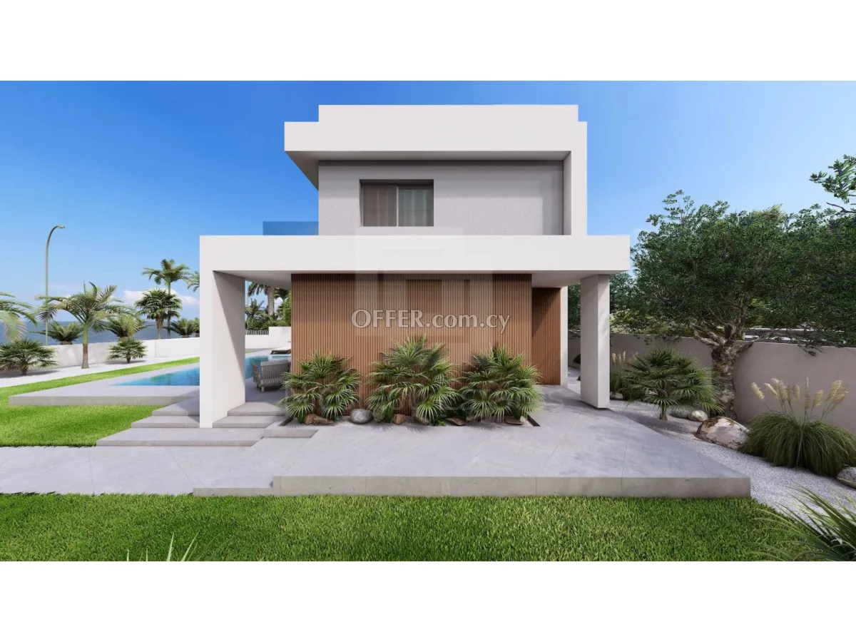Brand new three bedroom house on the sea front area in Zygi Larnaca - 1