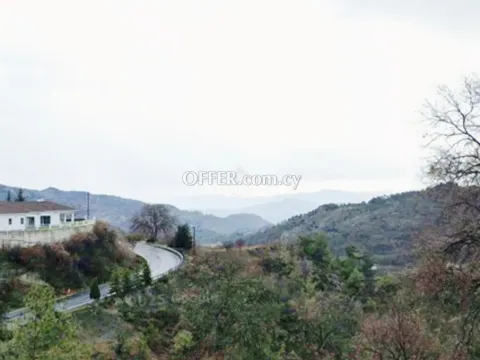 RESIDENTIAL LAND FOR SALE IN AGROS LIMASSOL - Main Photo
