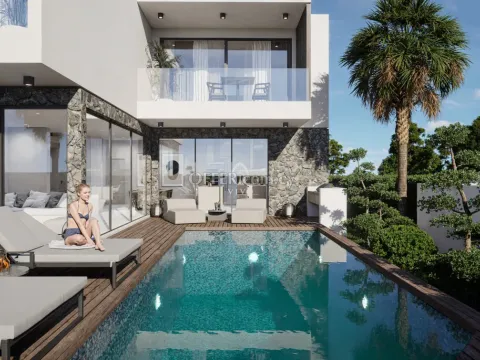 FOUR BEDROOM LUXURY VILLA WITH POLL JUST 200 M FROM THE SEA IN SEA CAVVES - PAPHOS