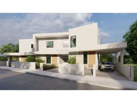 Brand new 3 bedroom semi detached house under construction in Kalavasos - 8
