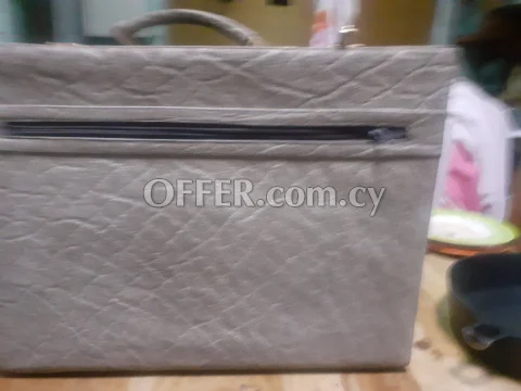 Elephant leather briefcase - 1