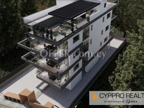 3 Bedroom Penthouse with Roof Garden in Agios Athanasios Area