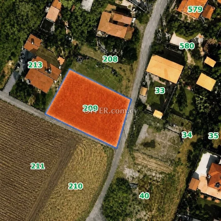 Land, Plot 1115 sq.m for Sale, Avgorou, Price: Negotiable - 1