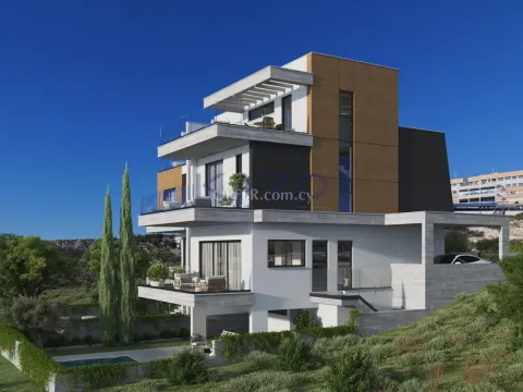 Agios Athanasios Luxury Villa with Sea View, Pool and Gym - Main Photo