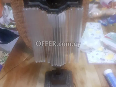 Vintage bronze lamp - 1