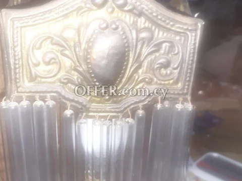 Vintage bronze lamp - 3