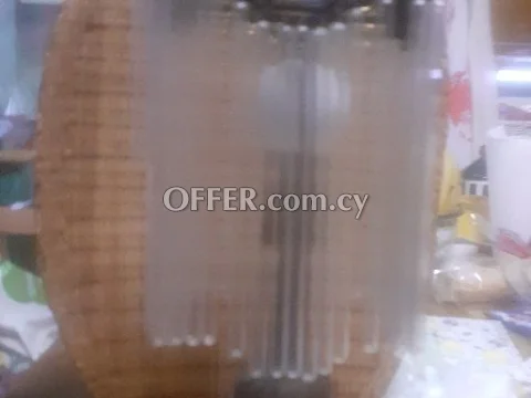 Vintage bronze lamp - 5