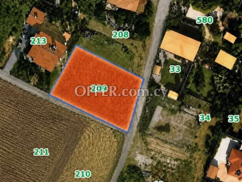 Land, Plot 1115 sq.m for Sale, Avgorou, Price: Negotiable - Main Photo