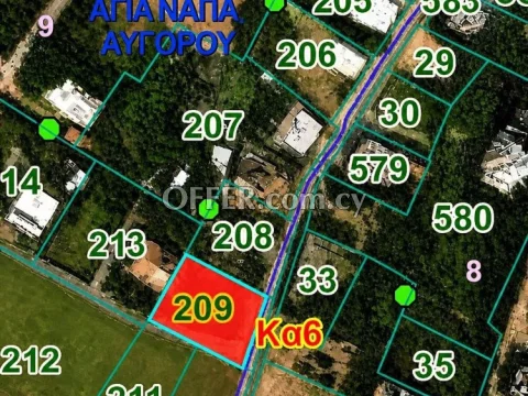 Land, Plot 1115 sq.m for Sale, Avgorou, Price: Negotiable - 3
