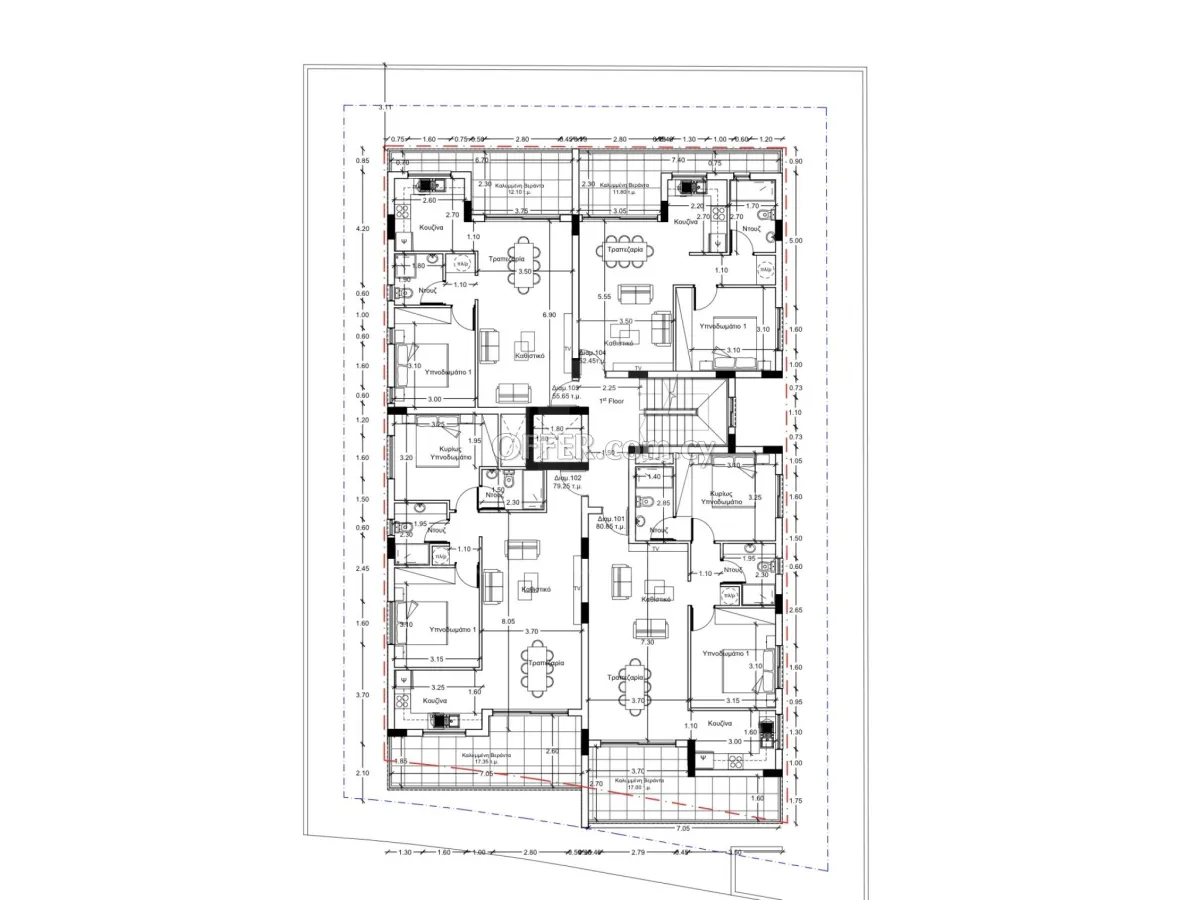 Brand New Two Bedroom Apartments for Sale in Kiti Larnaca - 9