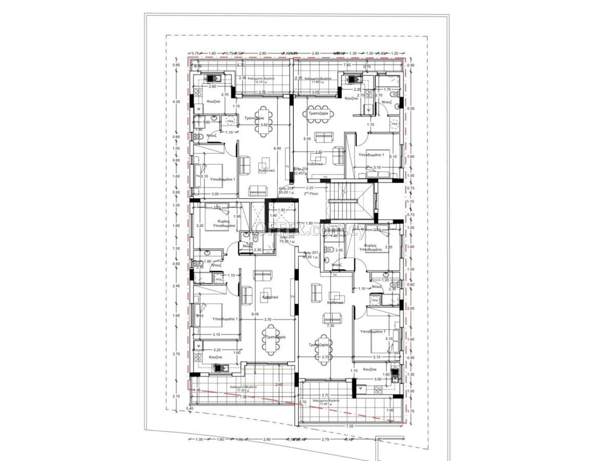 Brand New Two Bedroom Apartments with Roof Garden for Sale in Kiti Larnaca - 4