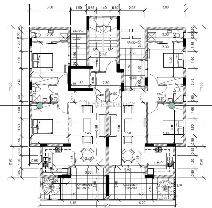 Apartment (Penthouse) in Agioi Anargyroi, Larnaca for Sale - 4