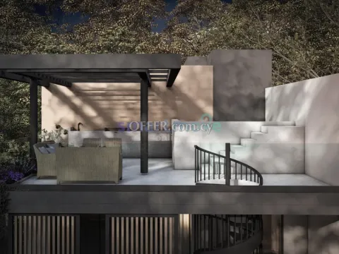 2 Bedroom Top Floor Apartment Roof Garden For Sale Mesa Geitonia Limassol - Main Photo