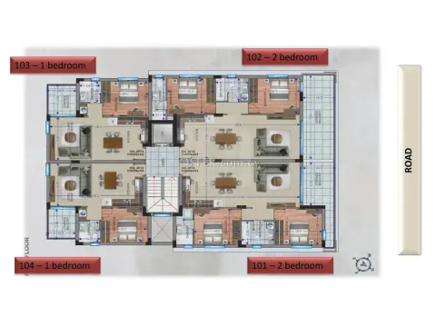 Brand New One Bedroom Apartments for Sale in Oroklini Larnaca - 4
