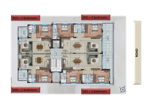 Brand New One Bedroom Apartments for Sale in Oroklini Larnaca - 3