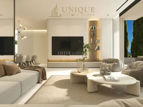 Modern Geroskipou Villa 3 Beds Sea View Pool - 2
