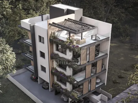 Under-Construction 2 Bedroom Penthouse Apartment with Roof-Garden in Mesa Geitonia