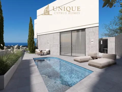 Modern Geroskipou Villa 3 Beds Sea View Pool - 11