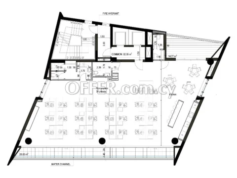 Commercial class A office building 1367 sqm with underground 23 parking places - 2
