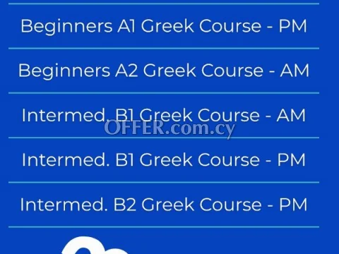 Greek Language Courses & Exams in Cyprus, May 2026 - 2
