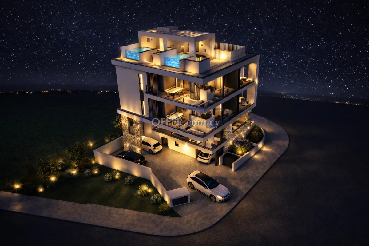 Contemporary Penthouse Apartment with Two Bedrooms in Agia Napa - 1