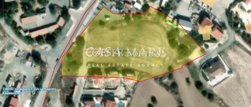 Two adjacent plots of land with a total area of 14,180 m² in Choirokoitia Larnaca - 1