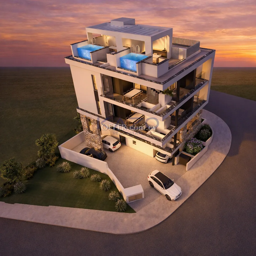 Contemporary Penthouse Apartment with Two Bedrooms in Agia Napa - 12