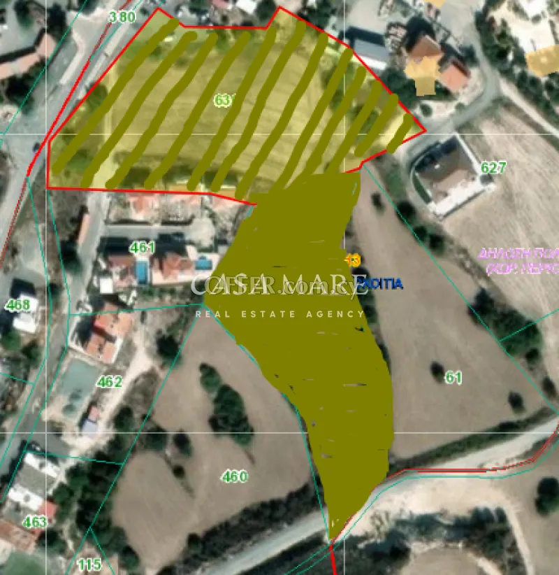 Two adjacent plots of land with a total area of 14,180 m² in Choirokoitia Larnaca - 2