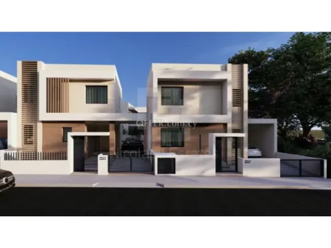 Brand New Modern Three Bedroom Houses with Garden for Sale in Latsia Nicosia - Main Photo