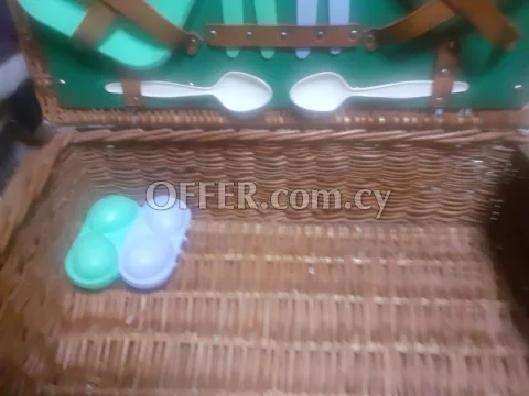 Vintage British Pic nik Basket Coracle - 4