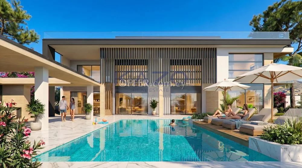 Luxury Mouttagiaka Villa with Sea View For Sale (End of 2027) - 1