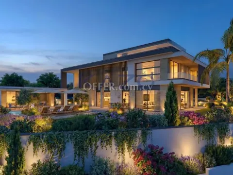 Luxury Mouttagiaka Villa with Sea View For Sale (End of 2027) - 2