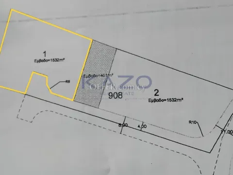 Large 1583 m2 Building Plot in Trimiklini (Under Division) - 2