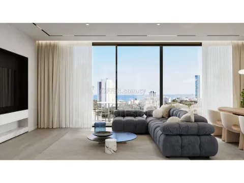 Luxurious Brand New Two Bedroom Apartments with Sea View for Sale in Mouttagiaka Limassol - 3