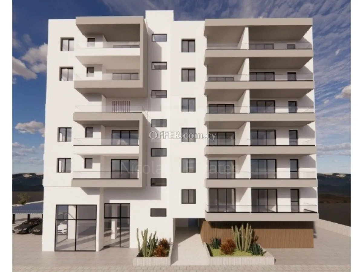 Brand new top floor one bedroom apartment in Engomi Parrisinos near Sklavenitis - 10