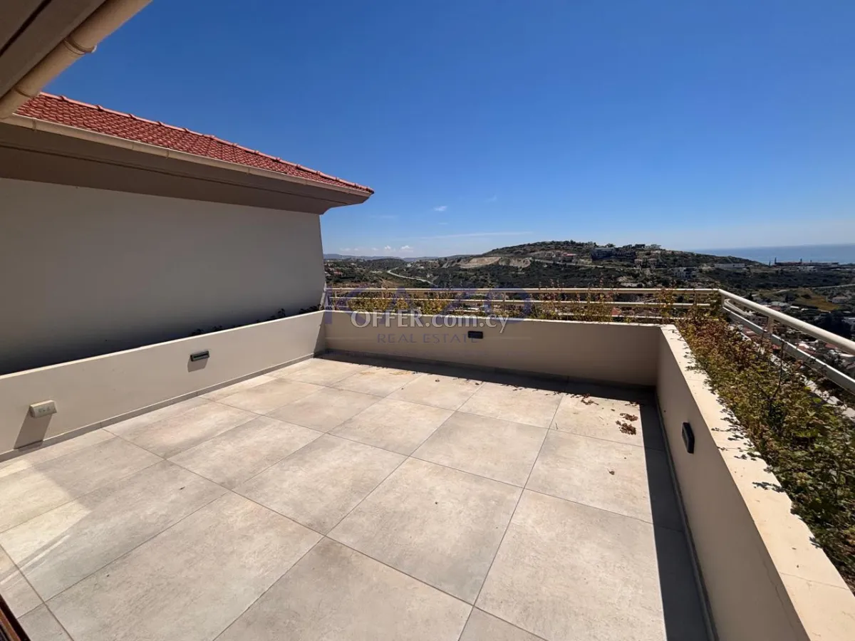 Three Plus One Bedroom Modern Sea View Penthouse Apartment for Rent in Agios Tychonas - 10