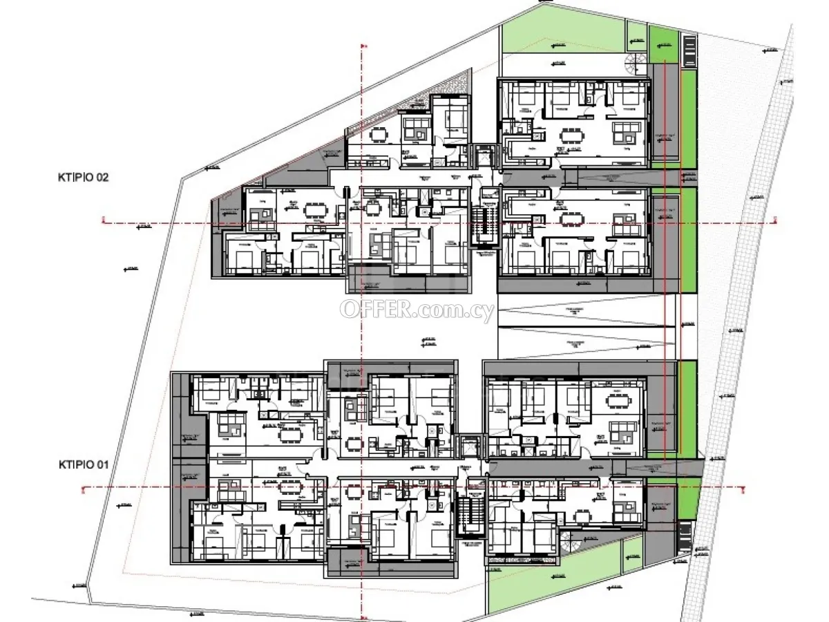 Brand new three bedroom apartment in Lythrodontas village of Nicosia - 3