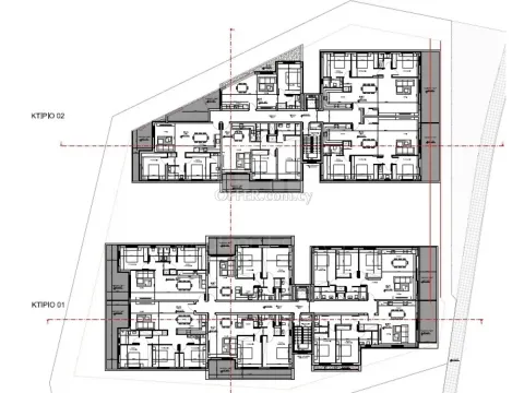 Brand new three bedroom apartment in Lythrodontas village of Nicosia - 2