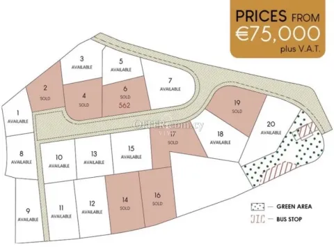 PLOT OF 619 M2 IN KALAVASOS - Main Photo