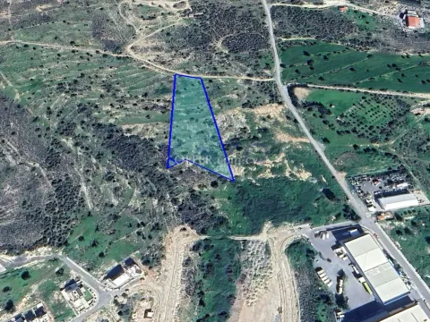 Large 8027m2 Industrial Field for Sale in Ypsonas (LANDLOCKED) - Main Photo