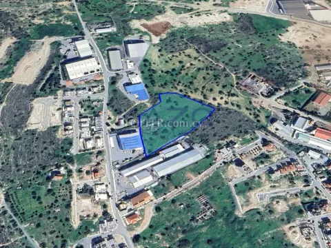 Large Industrial Field for Sale in Ypsonas (Right of Way) - Main Photo