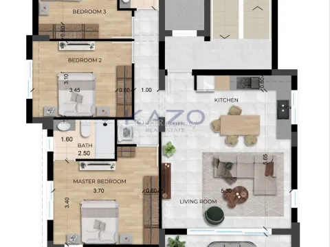 Modern Top Floor Apartment in Lively Agios Athanasios - 10