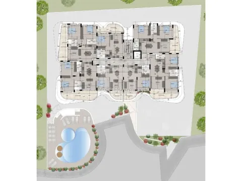 New two bedroom penthouse apartment in Aradippou area of Larnaca - 5
