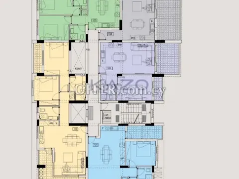 Prime Penthouse With Swimming Pool and Sea View in Agios Athanasios - 2