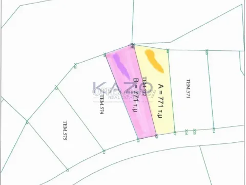 Large 771m2 Building Plot for Sale Palodeia - 2
